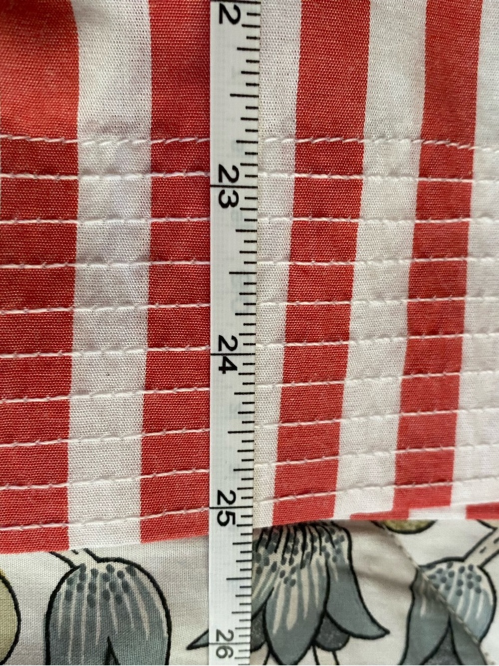 NWT ANTHROPOLOGIE Red and White Striped Blouse - Picture 6 of 6